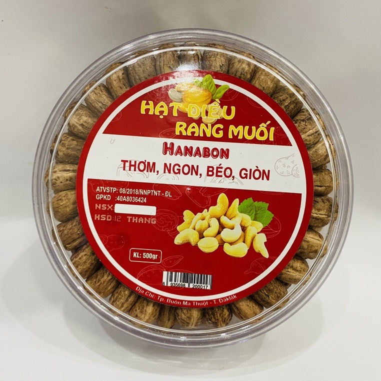 &quot;CHỈ CÓ HẠT TO&quot; Hạt điều rang muối ngon, hạt điều rang muối 1 kg chuẩn điều A cồ Bình Phước size to đóng hũ 500g