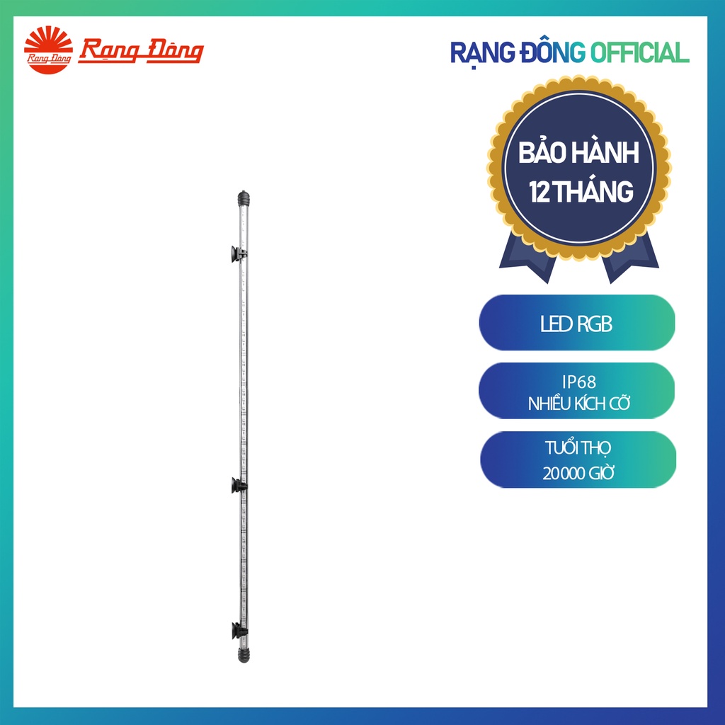 Bộ đèn LED thủy sinh đổi màu Model: TS02.RGB IP68 CHÍNH HÃNG Rạng Đông chi nhánh Nha Trang