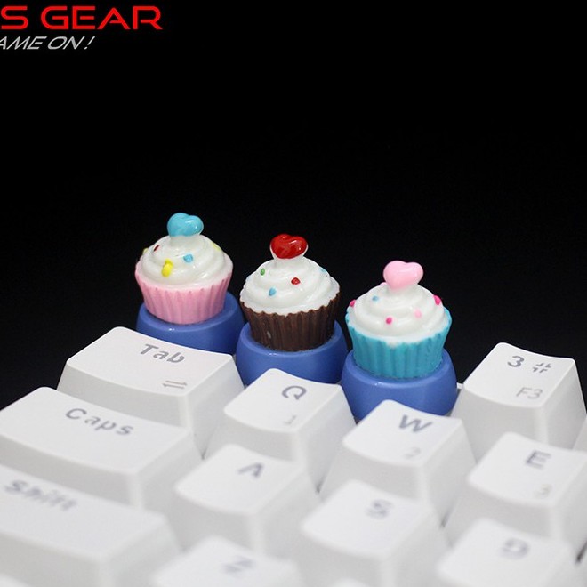 Keycap lẻ hình bánh cupcake siêu dễ thương( Keycap Artisan )