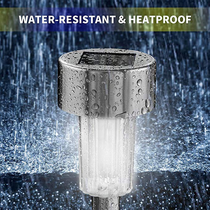 Đèn LED năng lượng mặt trời chống thấm nước cho sân vườn tiện dụng