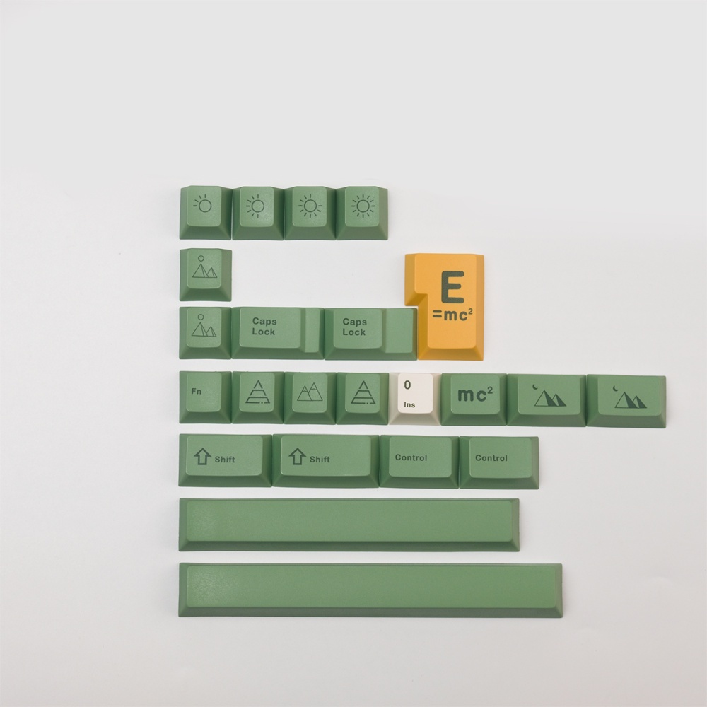 GMK ET keycaps, 127 phím keycaps Cherry Profile DYE-SUB Cá nhân hóa GMK Keycaps cho bàn phím cơ