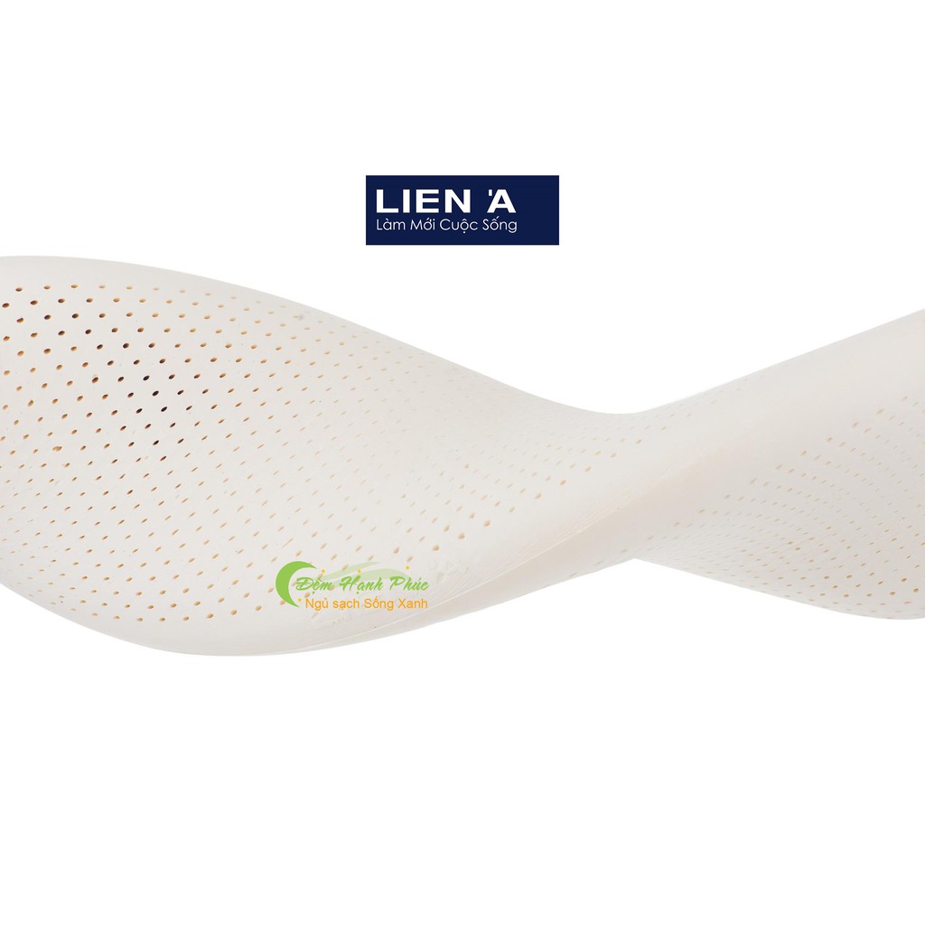 Gối đôi cao su Liên Á Oval 45x130x13cm