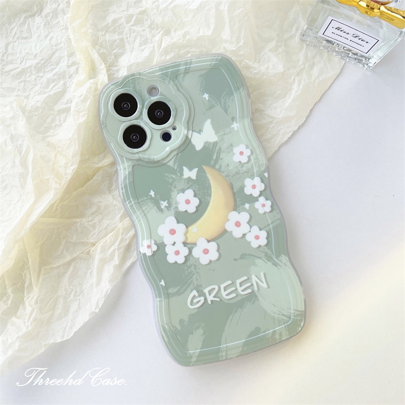 Ốp Điện Thoại TPU Mềm Chống Sốc Họa Tiết Lượn Sóng Cho iPhone 13 12 11 Pro Max SE2020 X XR Xs Max 7 8 Plus