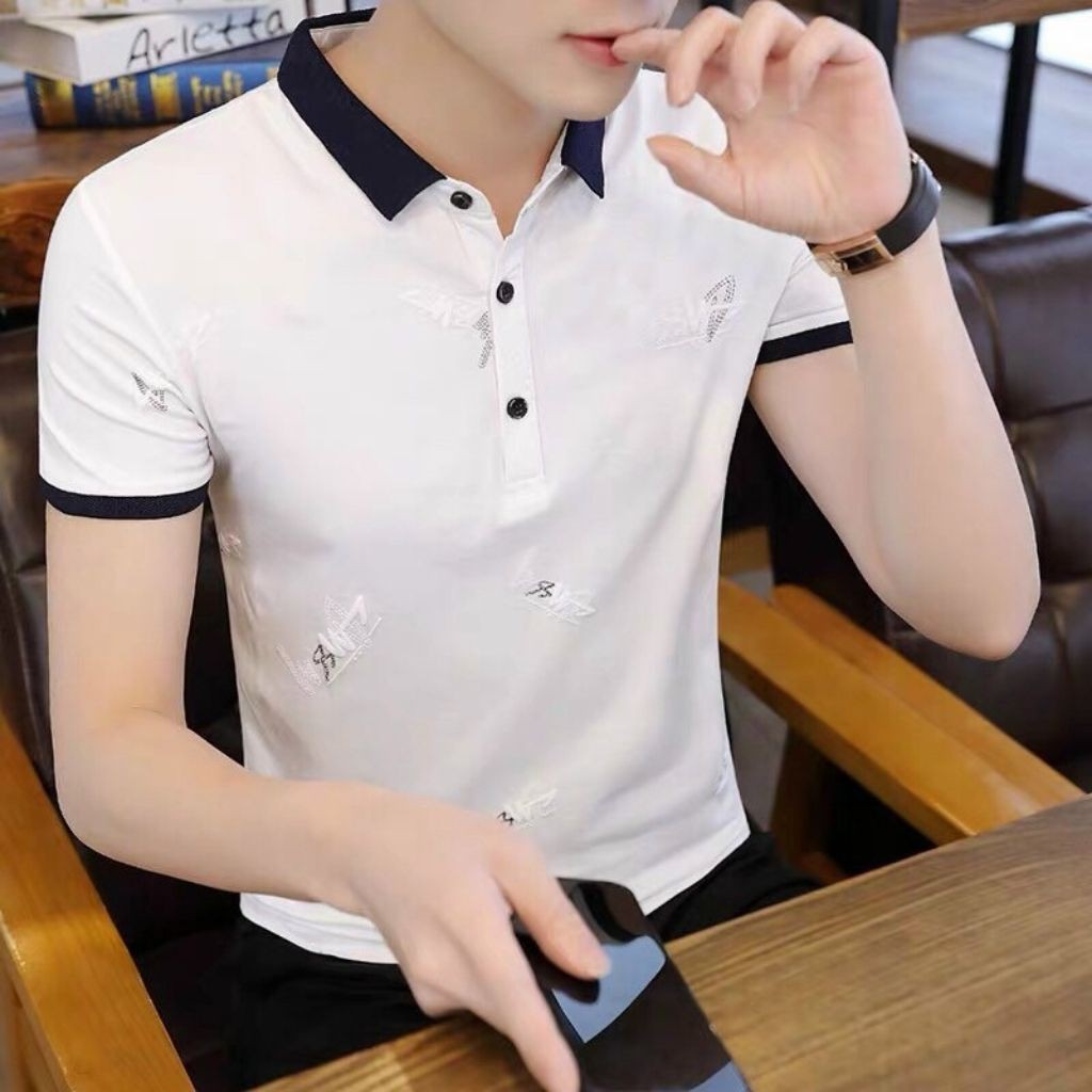 Áo Thun Nam Cổ Trụ Hót Tren Bao Chất