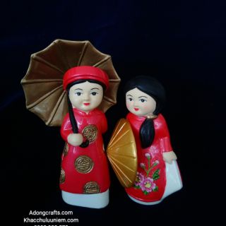 Bộ tượng nam nữ dâu rể Việt Nam