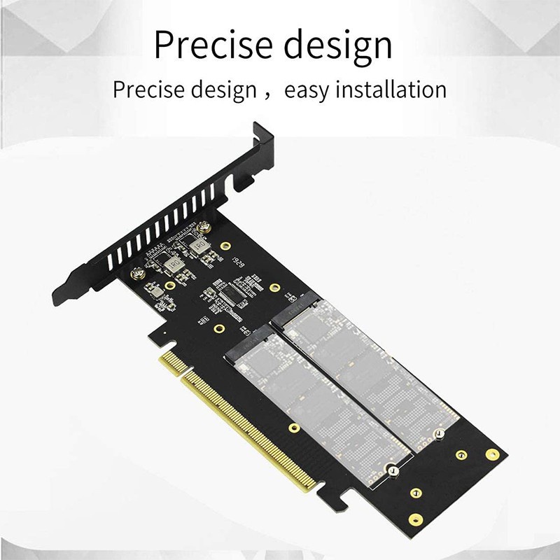 Card Chuyển Đổi Jeyi Ihyper Sang Nvme Pcie3.0 Gen3 X16 Sang 4xnvme Pci-E Vroc M2X16