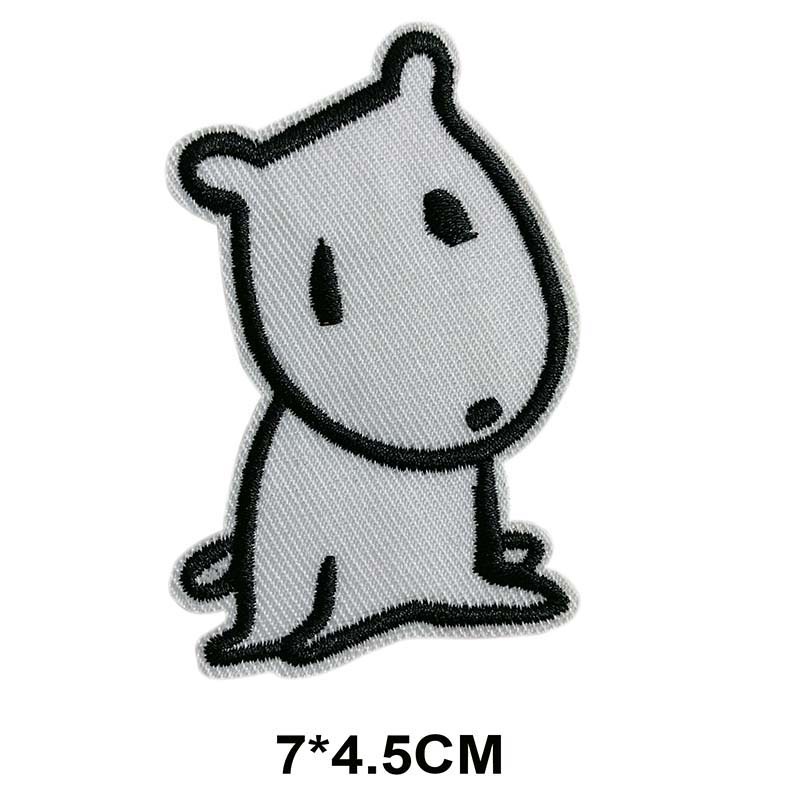 1 Miếng Dán Ủi Lên Quần Áo Trẻ Em / Áo Thun Thêu Họa Tiết Hoạt Hình Dog, Watt, Football