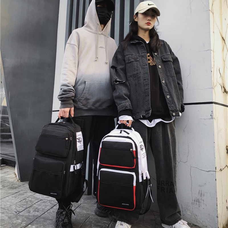 Ba lô vải oxford sức chứa lớn thời trang cho nam