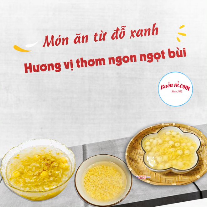 Đậu xanh nguyên vỏ/ tách vỏ ( 500G ) organic thuần chủng hàng chuẩn - Đỗ xanh loại ngon đặc sản 00012