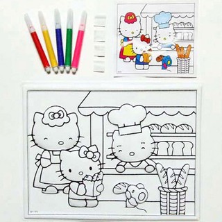(SỈ) TRANH TÔ MÀU 3D CHO BÉ