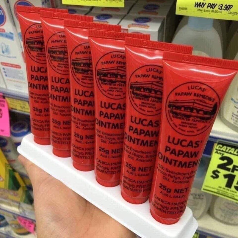 Kem đa năng đu đủ Lucas Papaw Ointment chính hãng Úc ship AIR