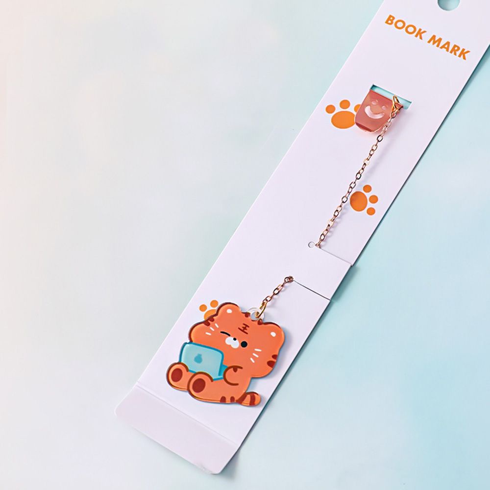Kẹp đánh dấu trang sách bằng kim loại phong cách hoạt hình xinh xắn
