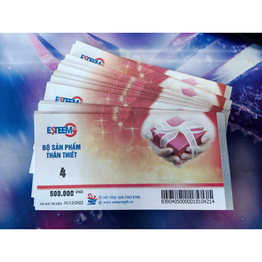 Phiếu Esteem 500k/1 phiếu