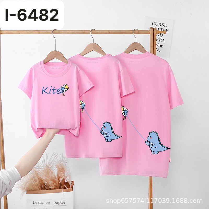 Áo Thun Gia Đình Kite Khủng Long Đáng Yêu