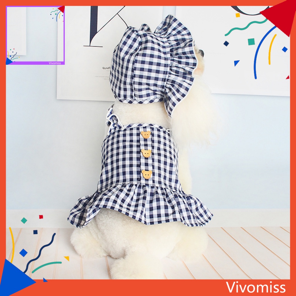 Chân Váy Hai Lớp Mềm Mại Chống Gió Thời Trang Xuân Hè Cho Cún Cưng