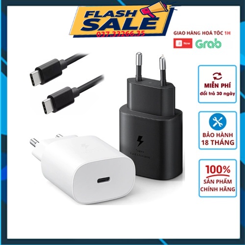 Bộ Sạc nhanh SamSung 25W Type C Chính Hãng