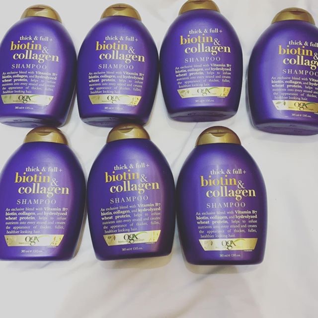 Dầu gội/xả OGX Biotin&Collagen Thick and Full