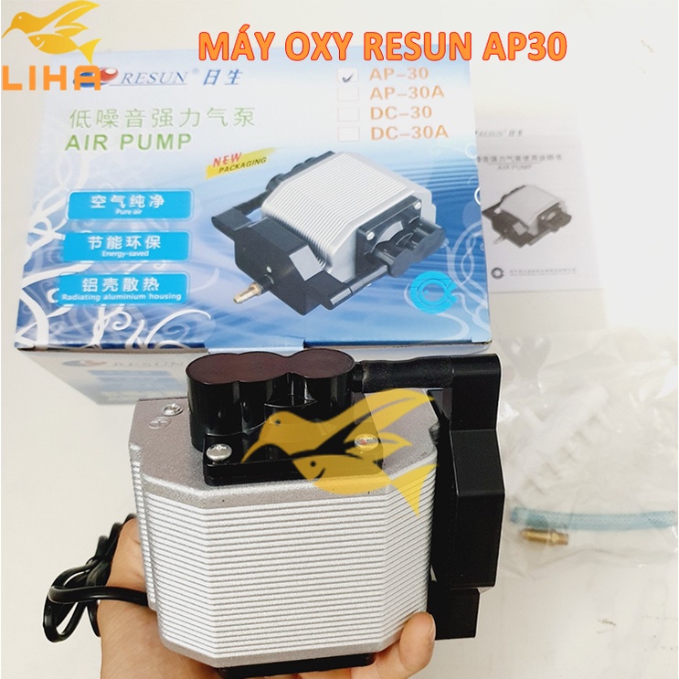 Máy Sủi Oxy Resun AP30 (16W-30Lít/Phút) - Sủi Khí Oxi Cho Bể Cá