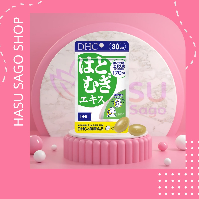 Combo Viên uống DHC Sáng da - Mờ thâm 30 Ngày (Adlay &amp; Vitamin C)