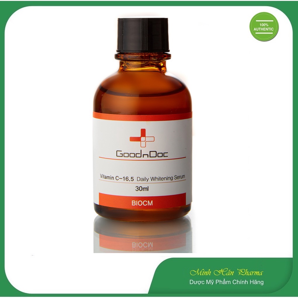 Serum Dưỡng Trắng Sáng Da, Giảm Thâm Nám Sạm Da, Chống Lão Hóa GoodnDoc Vitamin C 16.5 Daily Whitening