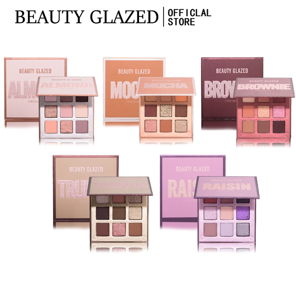 Bảng phấn mắt mờ 9 màu BEAUTY GLAZED 15 sắc độ tùy chọn