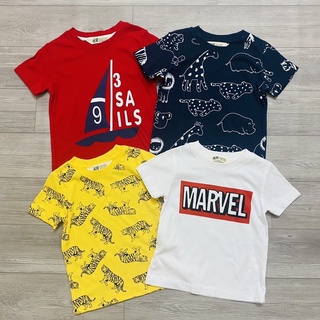 Set 4 áo phông HM dư xịn bé trai ( màu ngẫu nhiên)