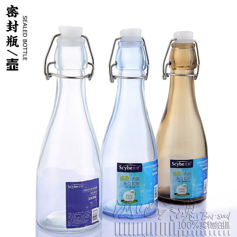 Chai Thủy Tinh Đựng Rượu Vang 350ml