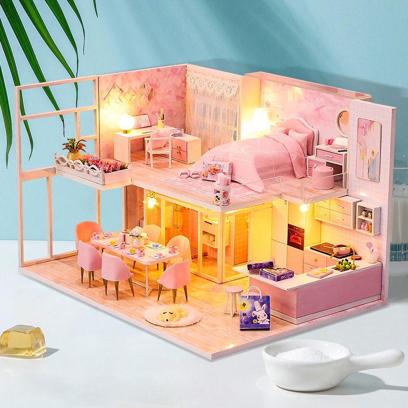Nhà mô hình tự lắp ráp DIY - Ngôi nhà ngọt ngào Sweet Story M036A