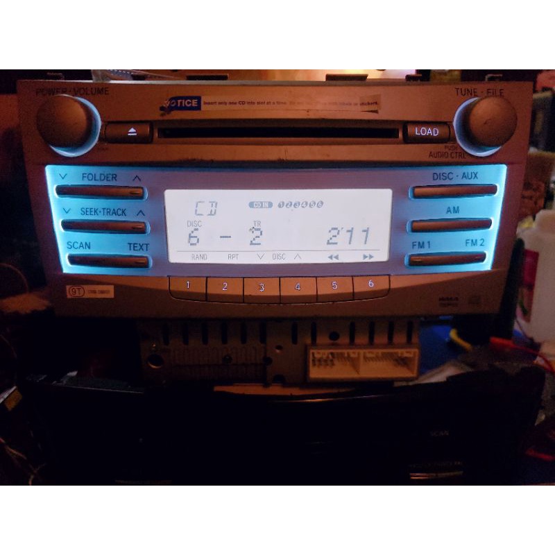 Đầu CD tháo xe camry 6 Disk + Aux.