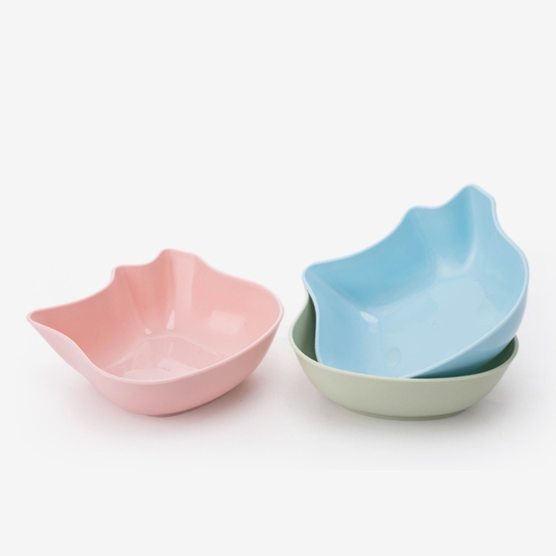 Set 3 Bát Đựng Nước Uống Không Trơn Giảm Mệt Mỏi Cho Mèo