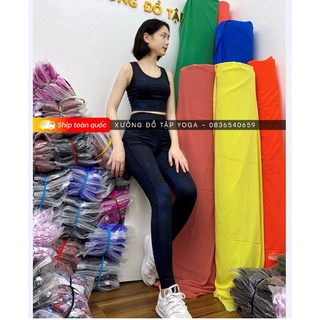 ✅ Ảnh Thật 100% - Mặc Là Mê ✅Bộ tập GYM nữ đa năng - Yoga nữ - quần áo tập thể thao nữ lưng khoét hoa