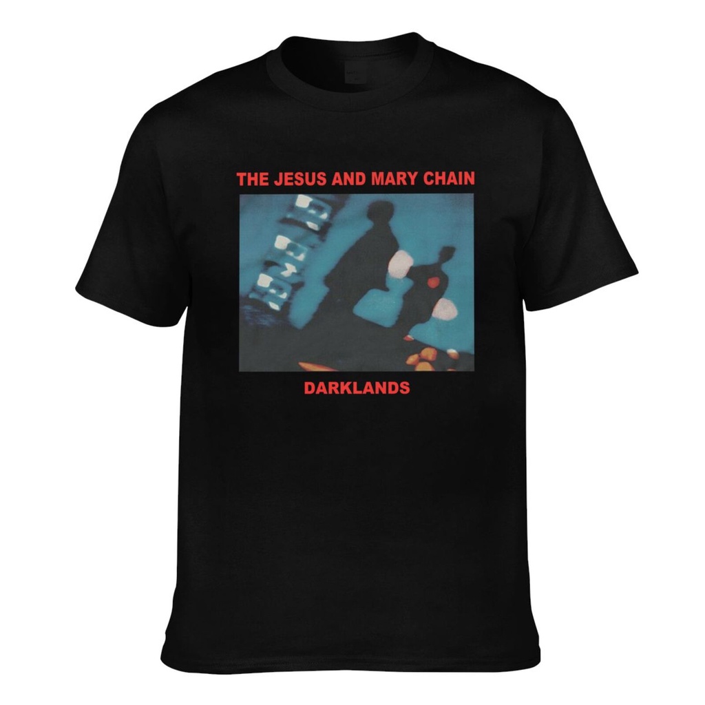 Chất lượng cao cấp Valentine The Jesus & Mary Chain Darklands Kỷ niệm Cha / Bố Áo thun Cotton mùa hè