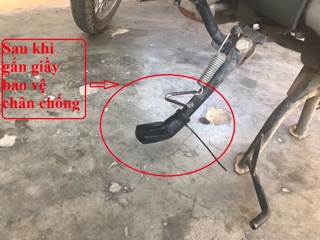 Combo 10 bọc chân chống xe máy 100k