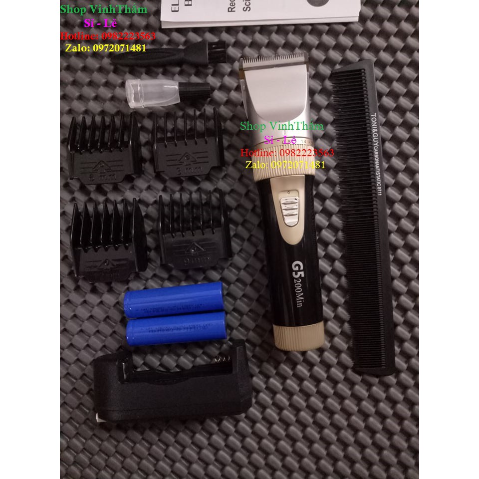 Tông đơ cắt tóc gia đình G5[TẶNG KÈM LƯỢC TONIGUY CHUYÊN NGHIỆP]