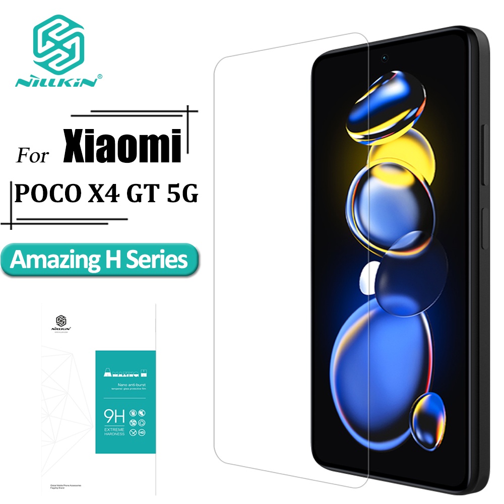 Kính cường lực 9h NILLKIN bảo vệ màn hình cho Xiaomi POCO X4 GT 5G