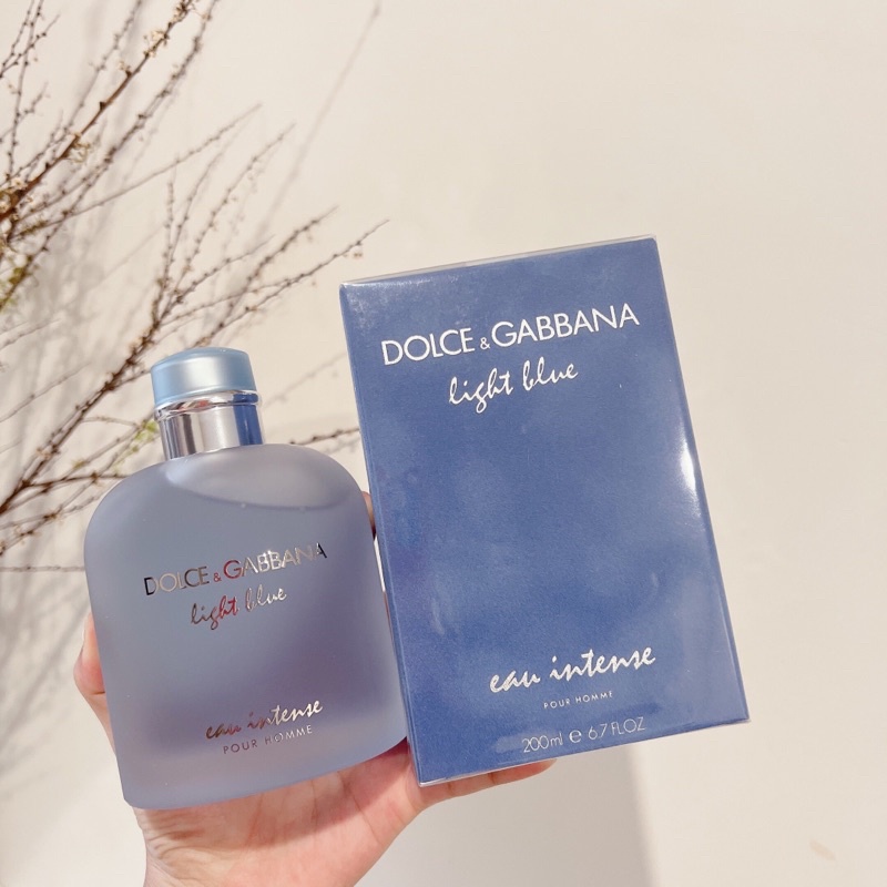 Nước hoa nam Dolce Light Blue Eau Intense Pour Homme EDP 100ml,200ml