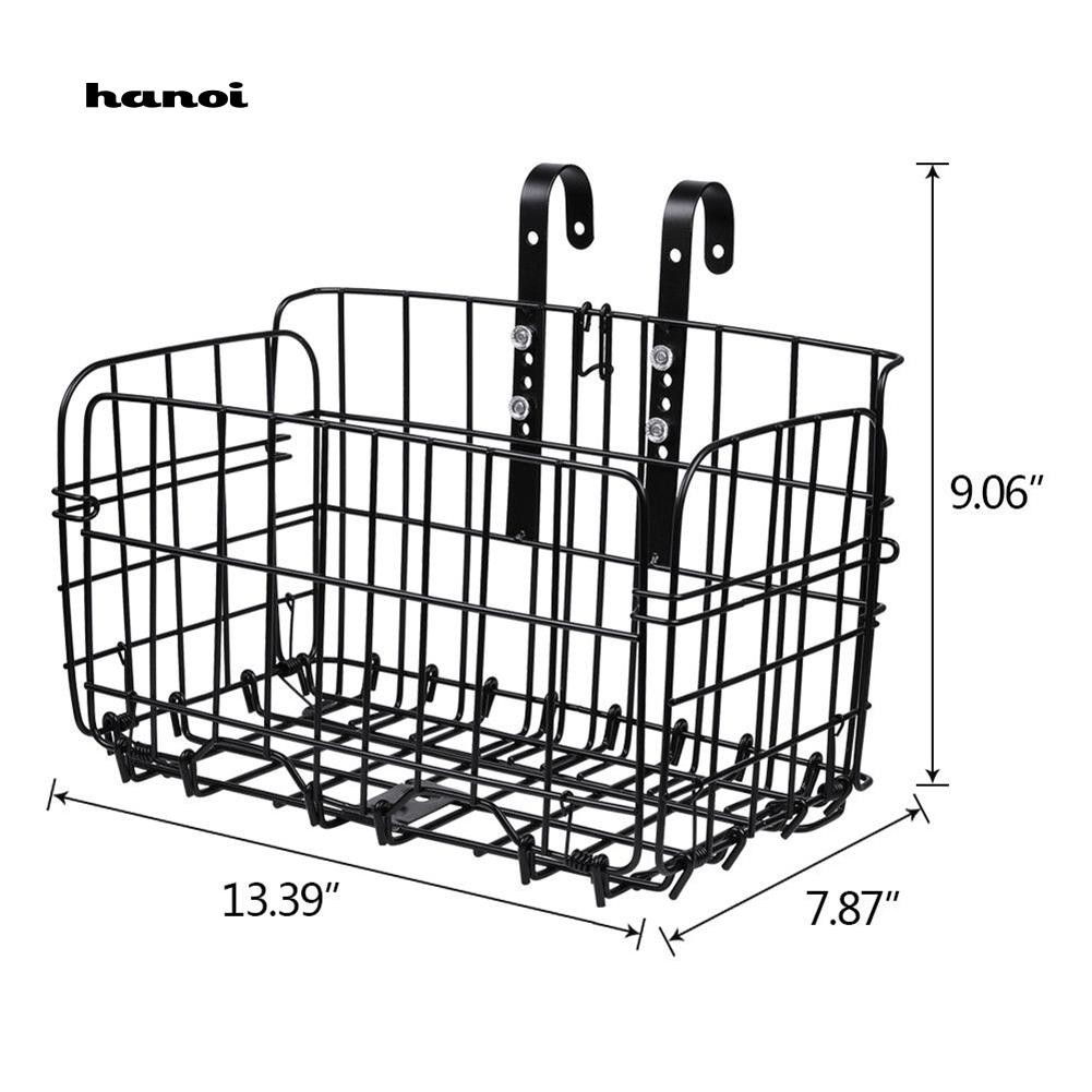 Rổ kim loại đựng đồ tiện lợi dành cho xe đạp