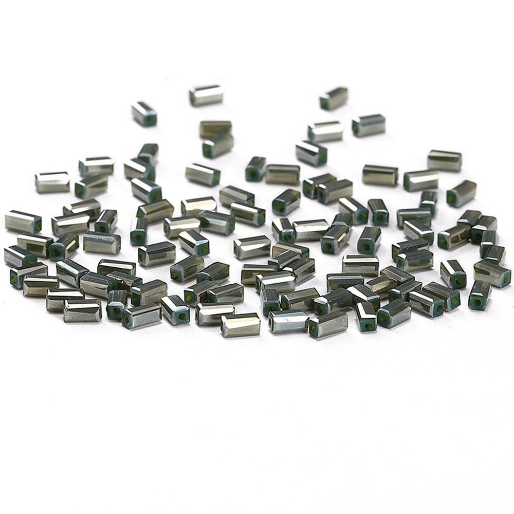 Set 50 Hạt Pha Lê Vuông 2 * 4mm Làm Trang Sức c-3