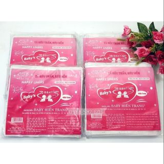 Tấm lót phân xu 3 lớp hiền trang tím cho bé (8_12 tờ)