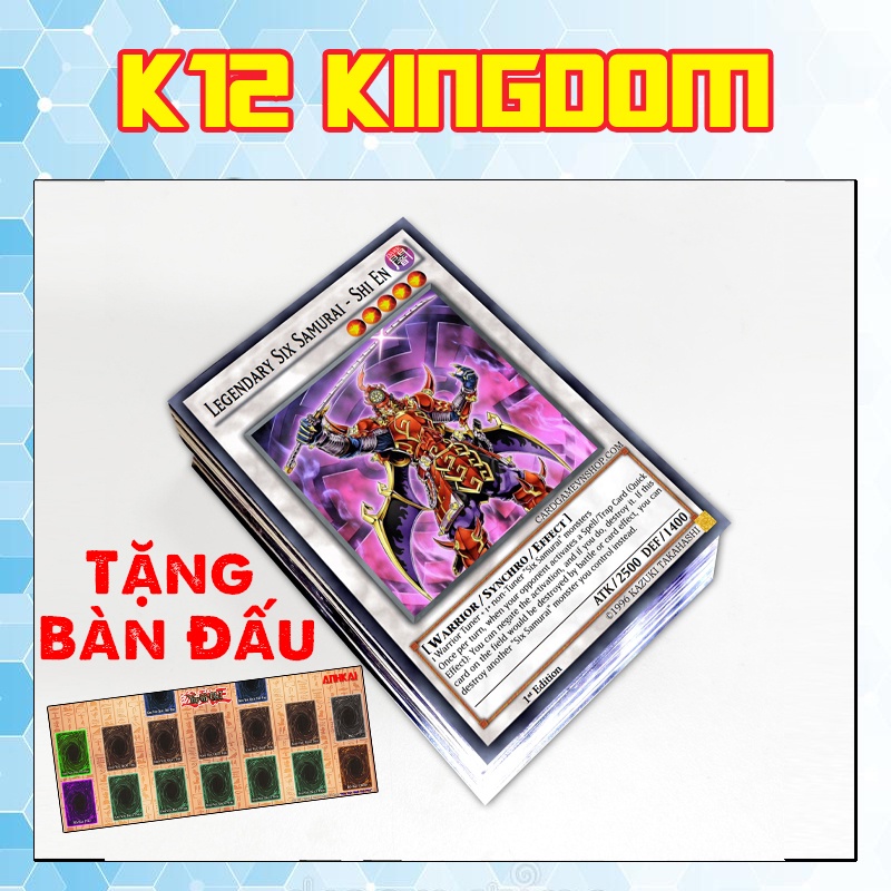 Bài Yugioh ❤️FREESHIP❤️ Thẻ bài Yugioh Six Samurai deck 54 lá