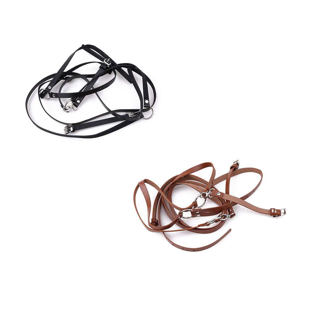 Okdeals Đai Đeo Thắt Lưng Bằng Da Giả Có Thể Điều Chỉnh Phong Cách Punk/Nhiều Màu Sắc Cho Nữ