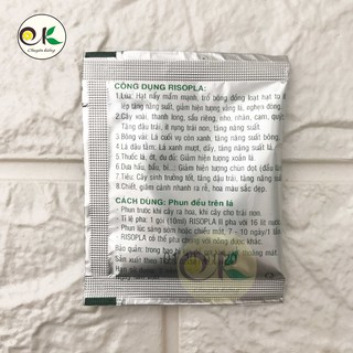 Risopla II - Phân hữu cơ bón qua lá (Phù sa RI II) gói 10ml