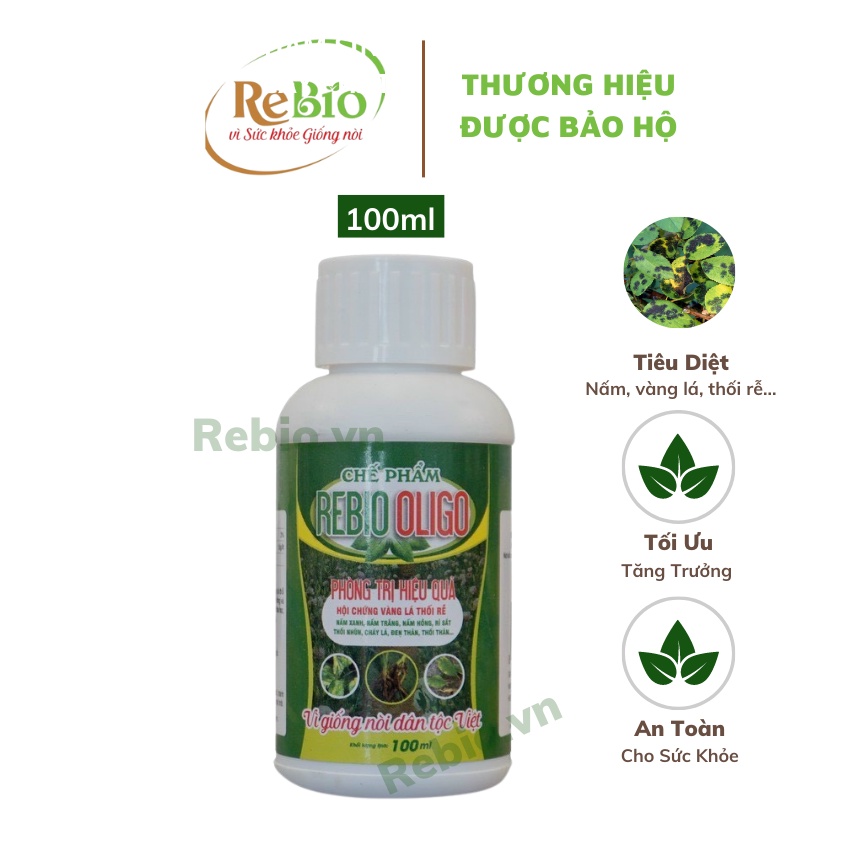 💥CHÍNH HÃNG💥𝐑𝐄𝐁𝐈𝐎 𝐎𝐋𝐈𝐆𝐎 𝟏𝟎𝟎𝐦𝐥 Đặc trị nấm trắng, nấm hồng, rỉ sắt, vàng lá, thối rễ... dùng cho hoa hồng, cây cảnh, rau