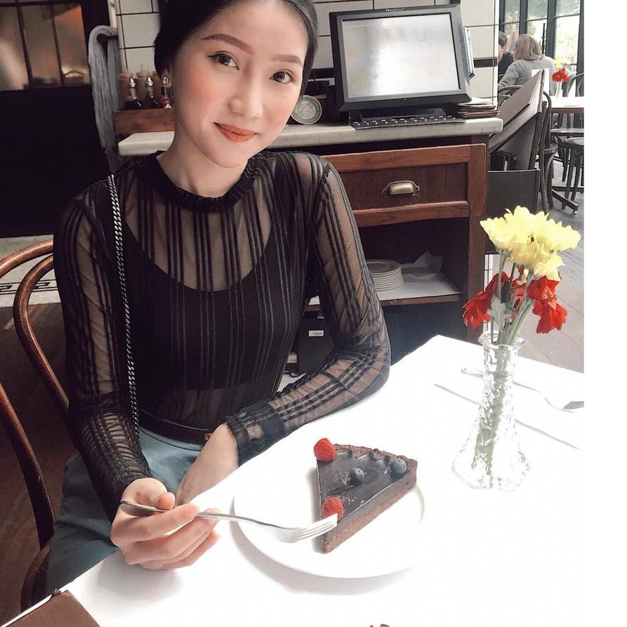 Áo Lưới Xuyên Thấu Tay Dài GGI4