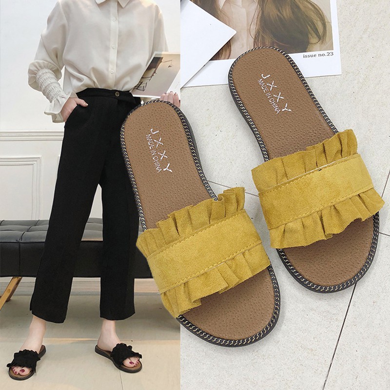 Dép quai ngang chống trượt cho nữ