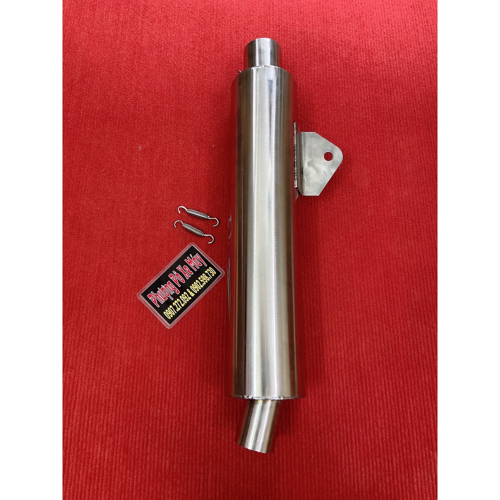 Pô lon CBR full INOX 304 dành cho mọi XE MÁY
