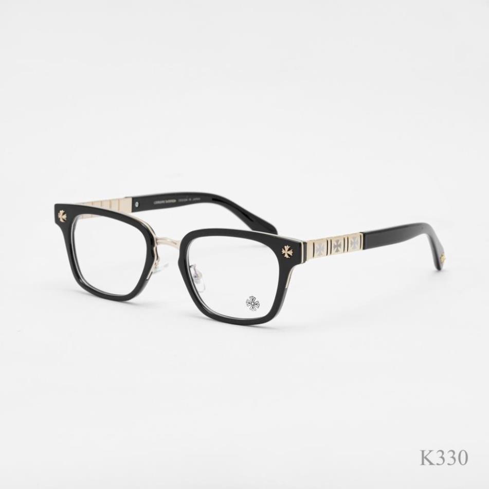 Gọng kính nam nữ có thể lắp mắt cận, kiếng mát titan không độ đẹp cao cấp K330 - thanhtrangshop