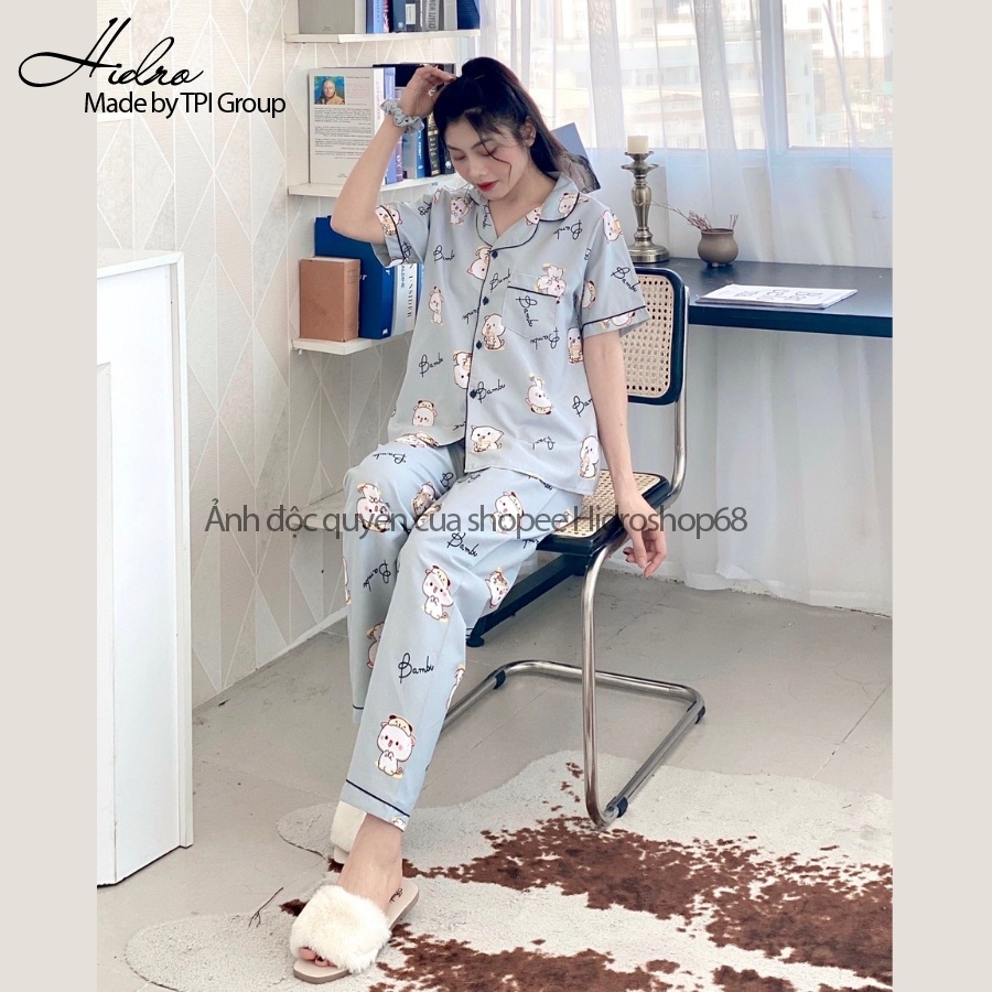 Bộ ngủ pijama tay ngắn quần dài siêu xinh