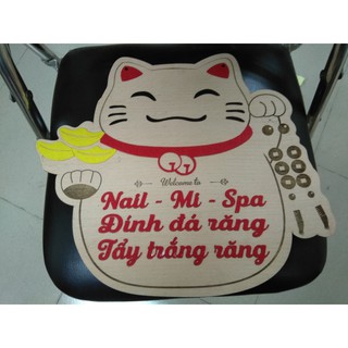 BẢNG GỖ TÊN SHOP [FREE SHIP-FREE THIẾT KẾ]