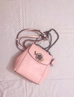 Balo Coach hồng mini